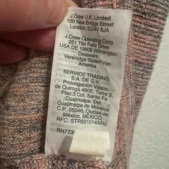 Madewell Womens Multicolor Oversized Open Front Cardigan Medium - Picture 10 of 10